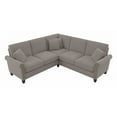thumbnail image 1 of Coventry 87W L Shaped Sectional Couch in Beige Herringbone Fabric, 1 of 11