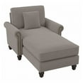 thumbnail image 1 of Coventry Chaise Lounge with Arms in Beige Herringbone Fabric, 1 of 11