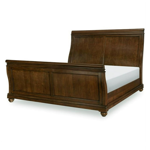 Coventry Queen Sleigh Headboard in Classic Cherry Finish Wood
