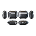 thumbnail image 1 of Cover for Airpod 3 Case 2021, Compatible with AirPods 3rd Generation Case 2021, Allytech PC and TPU Hybrid Shockproof Anti-Fall Skin Shell Front LED Visible Case for AirPods 3 2021, Black, 1 of 2