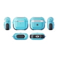 thumbnail image 1 of Cover for Airpod 3 Case 2021, Compatible with AirPods 3rd Generation Case 2021, Allytech PC and TPU Hybrid Shockproof Anti-Fall Skin Shell Front LED Visible Case for AirPods 3 2021, Lightblue, 1 of 2