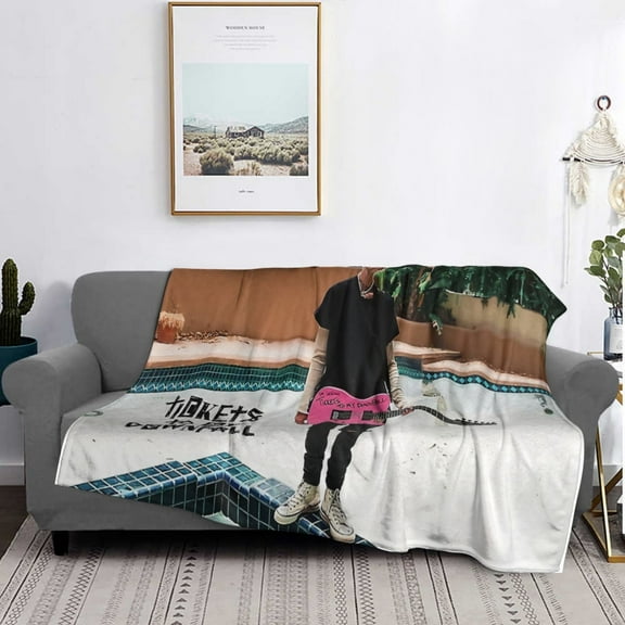 Cover Album Mgk Flannel Blanket Funny Ultra-Soft Micro Warm Throw Blanket Fleece Blanket Interesting Gift 60"X50"