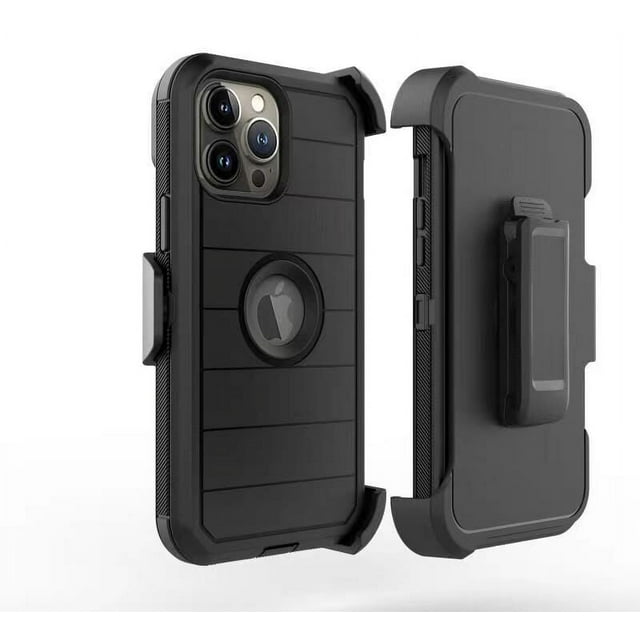 Cover for Apple iPhone 13 Pro Max 6.7" Combo 3in1 Holster Heavy Duty Rugged with Swivel Belt