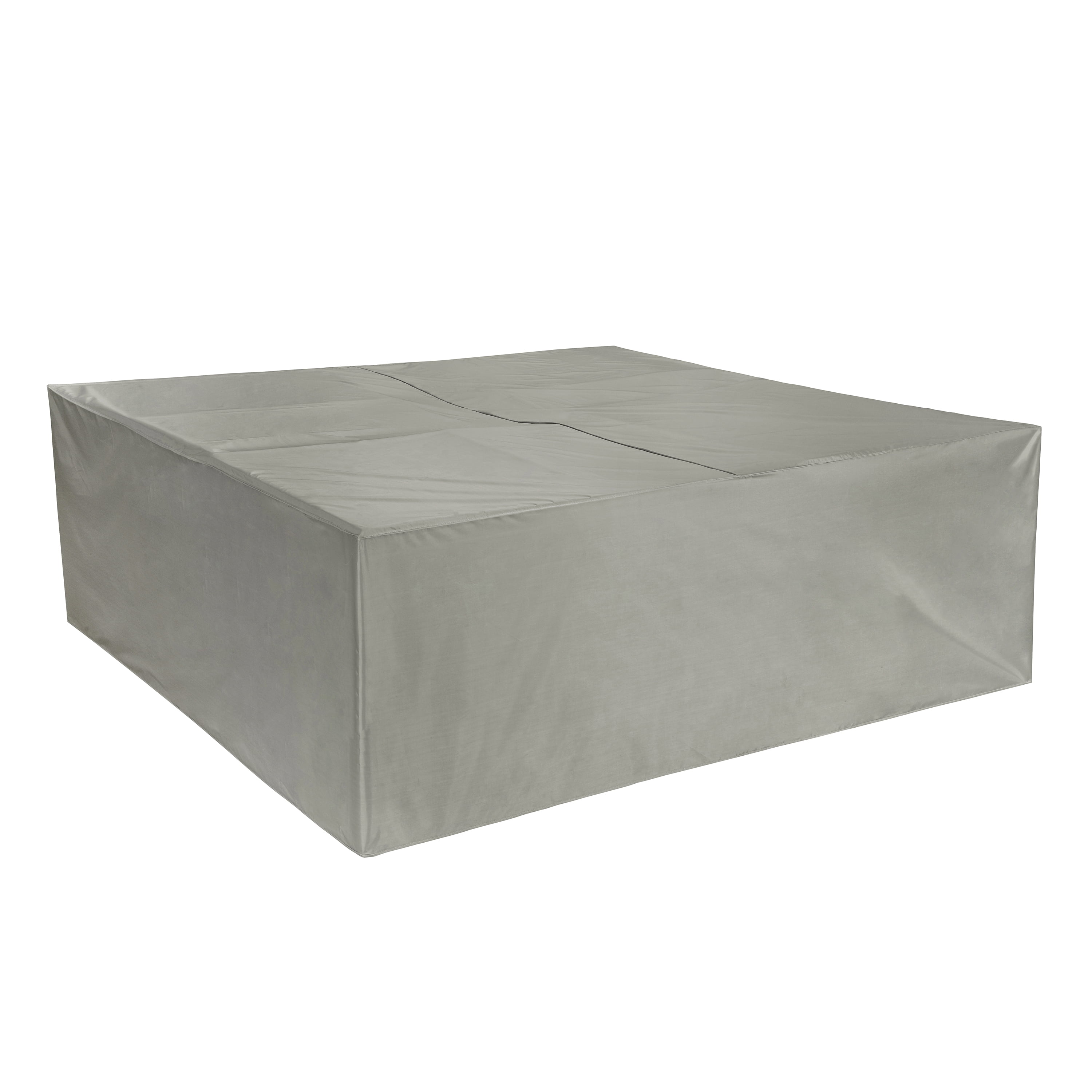 Grey 66 Inch Square Polyester Table and Chair Cover