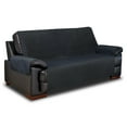 thumbnail image 1 of Cover Bonanza Indoor Loveseat Slipcover, 54 x 21 x 25 inch, Black/Charcoal, 1 of 9