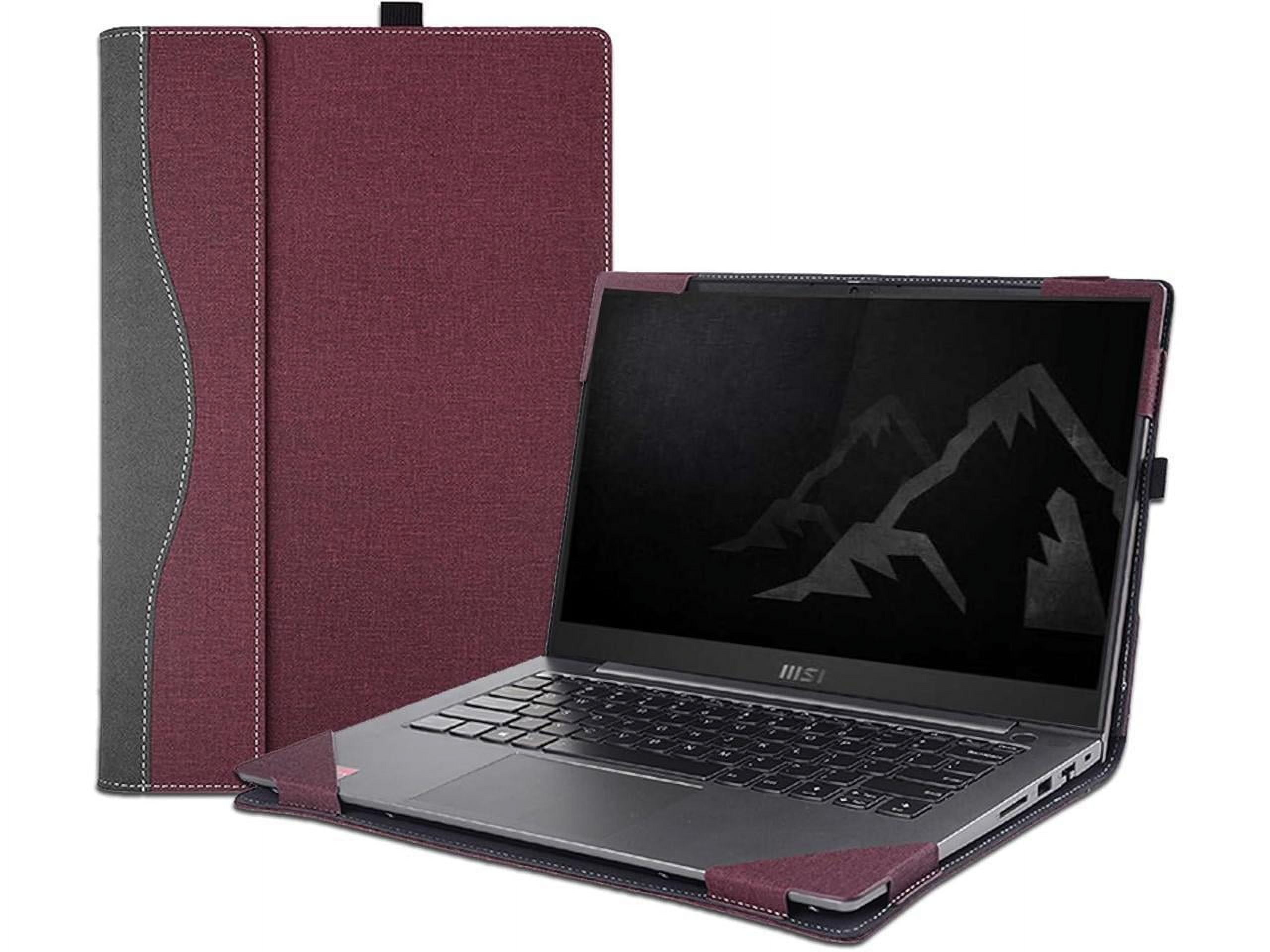 Cover Case for 13.4 inch MSI Summit E13 Flip Evo A11MT & A12MT & A13MT Laptop,PU Leather Protective Sleeve Notebook PC Bag Accessories with Pen Holder