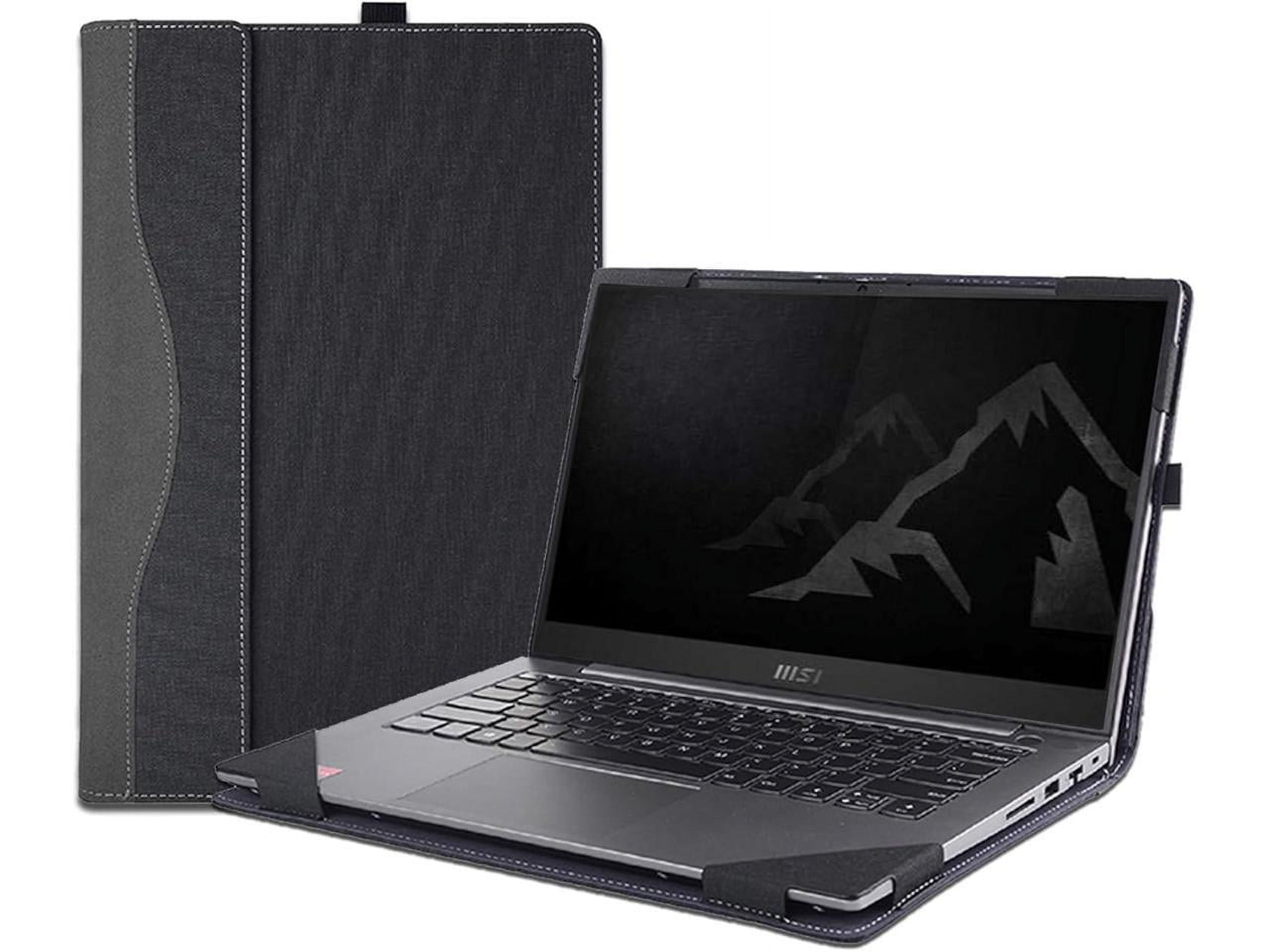 Cover Case for 13.4 inch MSI Summit E13 Flip Evo A11MT & A12MT & A13MT Laptop,PU Leather Protective Sleeve Notebook PC Bag Accessories with Pen Holder