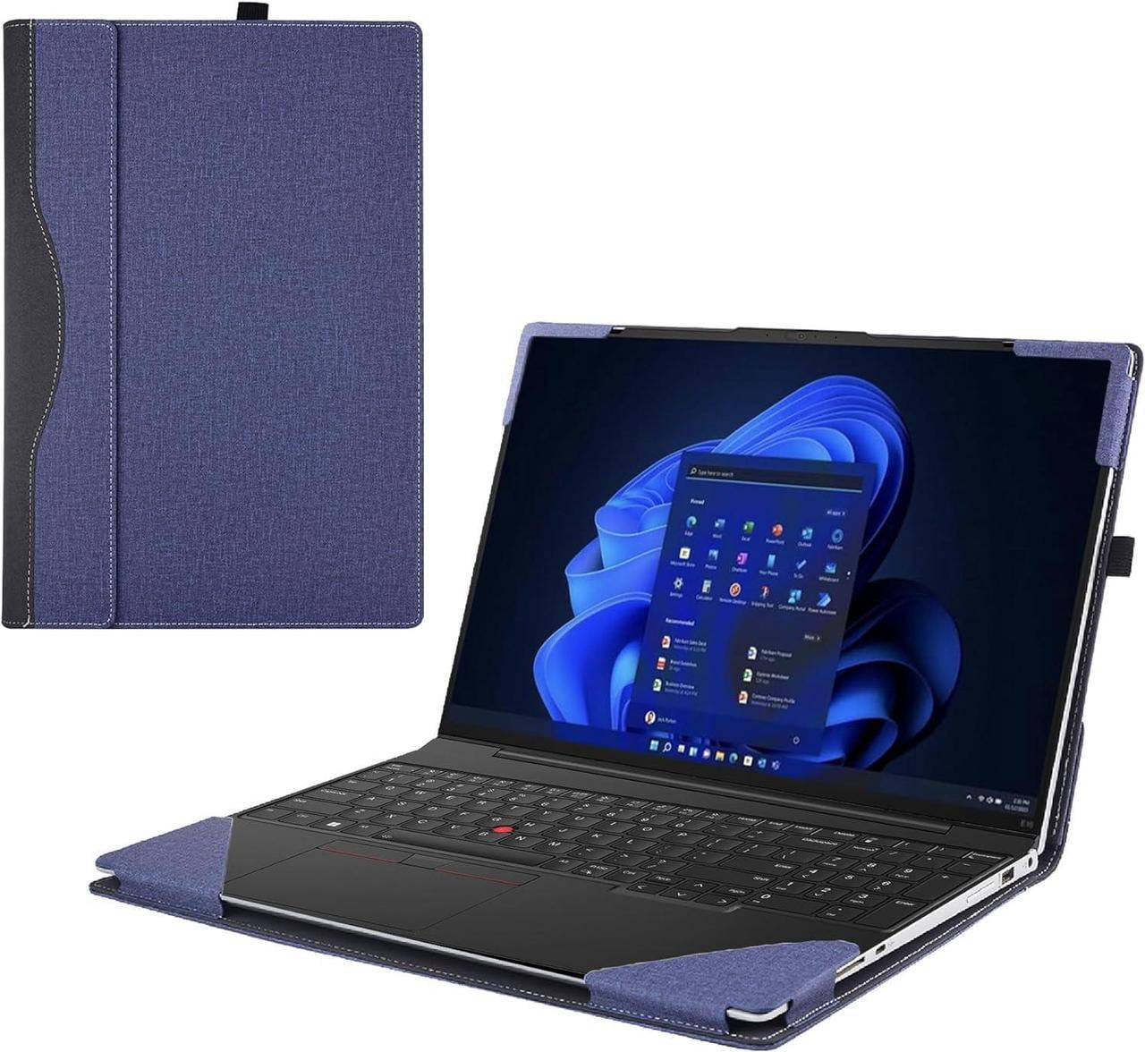 Cover Case for 15.6'' HP Envy x360 2-in-1 Laptop 15t-fe 15-fh 15z-fh 15-fe 15-ew 15t-ew 15z-ey & HP Pavilion x360 Convertible 15t-dw 15-er,PU Leather Protective Shell Detachable Laptop Bag