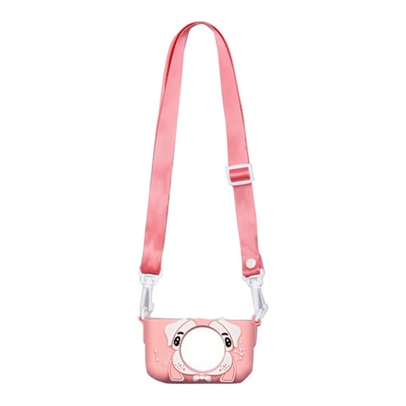 Cover Case- Children Camera Silicone Shell Mini Adjustable Cartoon Shape Bag