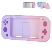 Cover Case Fit for Nintendo Switch Lite, EEEkit PC Protective Case for Nintendo Switch Lite with Ergonomic Grip, Kickstand, Shockproof Anti-Scratch Non-Slip Accessories for Switch Lite
