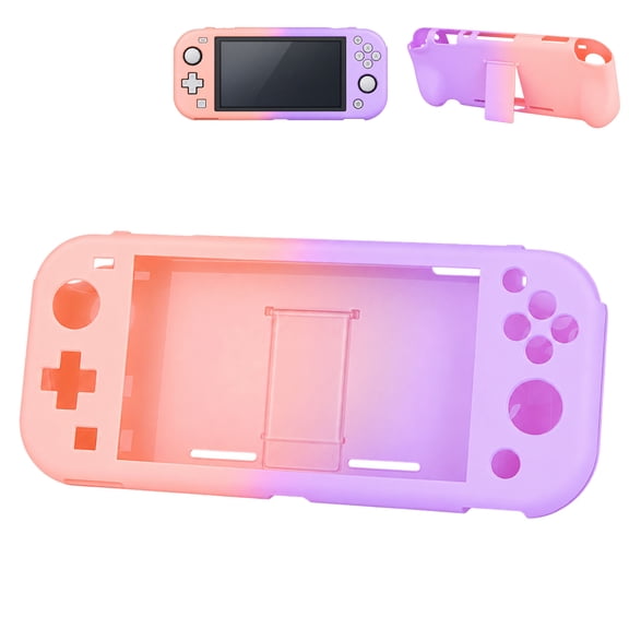 Cover Case Fit for Nintendo Switch Lite, EEEkit PC Protective Case for Nintendo Switch Lite with Ergonomic Grip, Kickstand, Shockproof Anti-Scratch Non-Slip Accessories for Switch Lite
