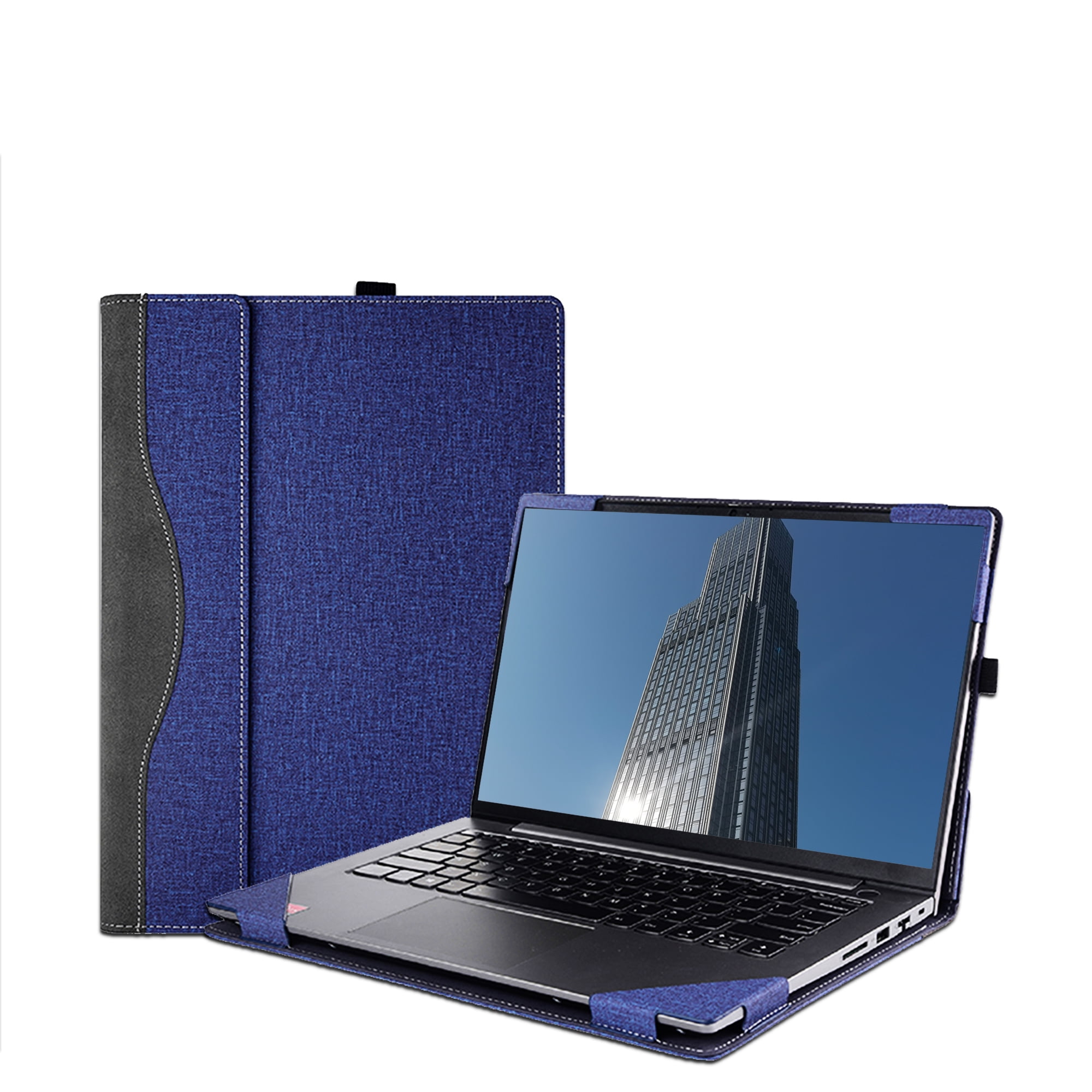 Cover Case for Lenovo IdeaPad Slim 3 14AHP10 /14IRH10 & for Lenovo IdeaPad Slim 5 14AHP10 /14IRH10 Sleeve,PU Leather Bag Notebook PC Protective Shell with Pen holder