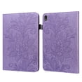 thumbnail image 1 of Cover Case for Lenovo Tab P11 (TB-J606F/TB-J606X), Tab P11 Case 11 Inch 2020 - Synthetic Leather Case Folio Fold Stand Wallet Flip Cover Slim Lightweight Protector Shell Cute Case (Purple Flower), 1 of 7