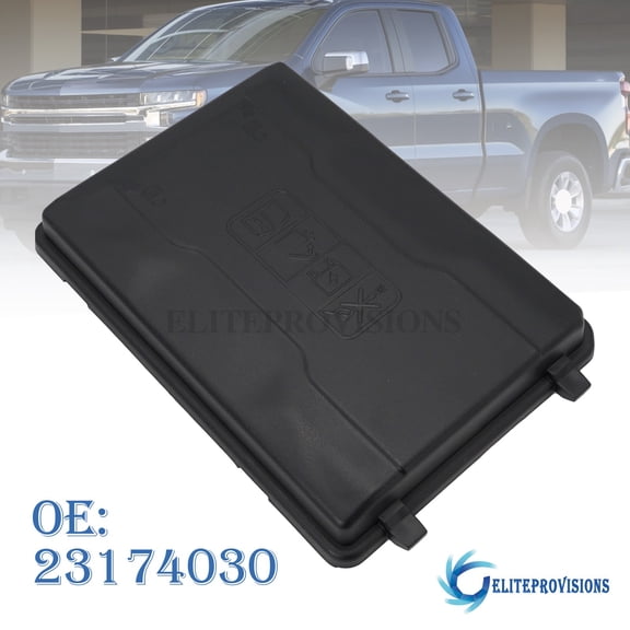 Cover Chevrolet Silverado 1500 2014-2019 Electrical Fuse Relay Fuse Box Cover