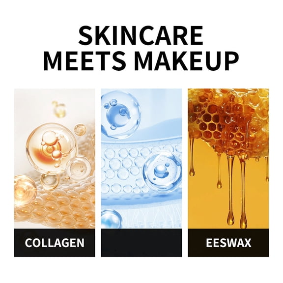 Cover Cream Stick, Color-Changing Foundation Stick, Dual-Ended Full Coverage Foundation with Ultra-Fine Bristle Brush, Create a Lightweight, Long-Lasting and Charming Makeup Look, E