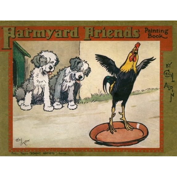 Cover Design By Cecil Aldin, Farmyard Friends Poster Print By Mary Evans Picture Library (36 X 24)