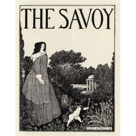 Cover Design Of The Savoy Volume 1 By Aubrey Beardsley 1872 To 1898 English Illustrator Poster Print