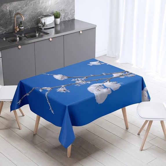 Cover Dust Anti-fouling Rectangular Decoration Room Living Home Tablecloth Pattern Print Beach Fore
