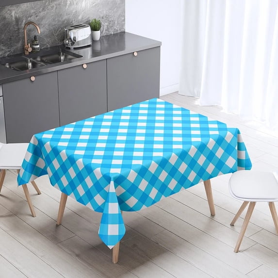 Cover Dust Anti-fouling Rectangular Decoration Room Living Home Tablecloth Pattern Print Plaid Art