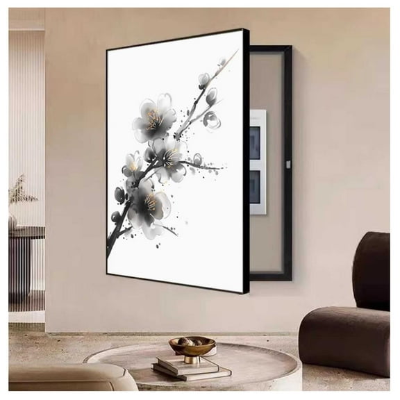 Cover Electric Panel Hide Meter Box,Decorative Electric Meter Cover,Decorative Electric Panel Picture for Living Room Hotel