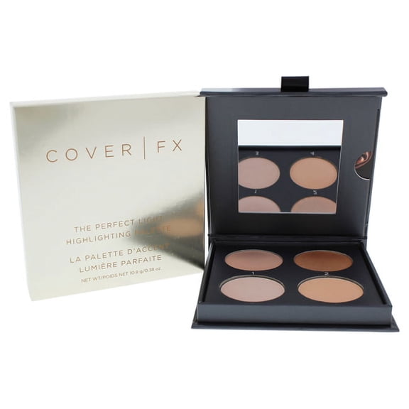 Cover FX The Perfect Light Highlighting Palette - Light Medium 0.38 oz Highlighter