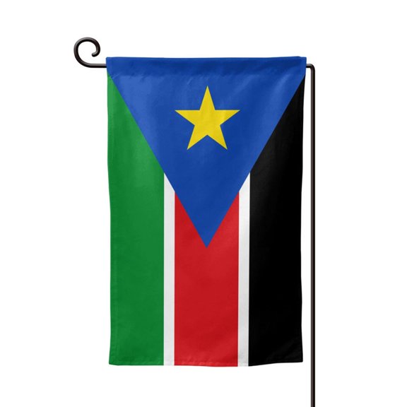 Cover Flag Of South Sudan Garden Flag Double Sided Flags with Vivid Color for Yard Lawn Garden Decor 12.5 x18 Inch Square