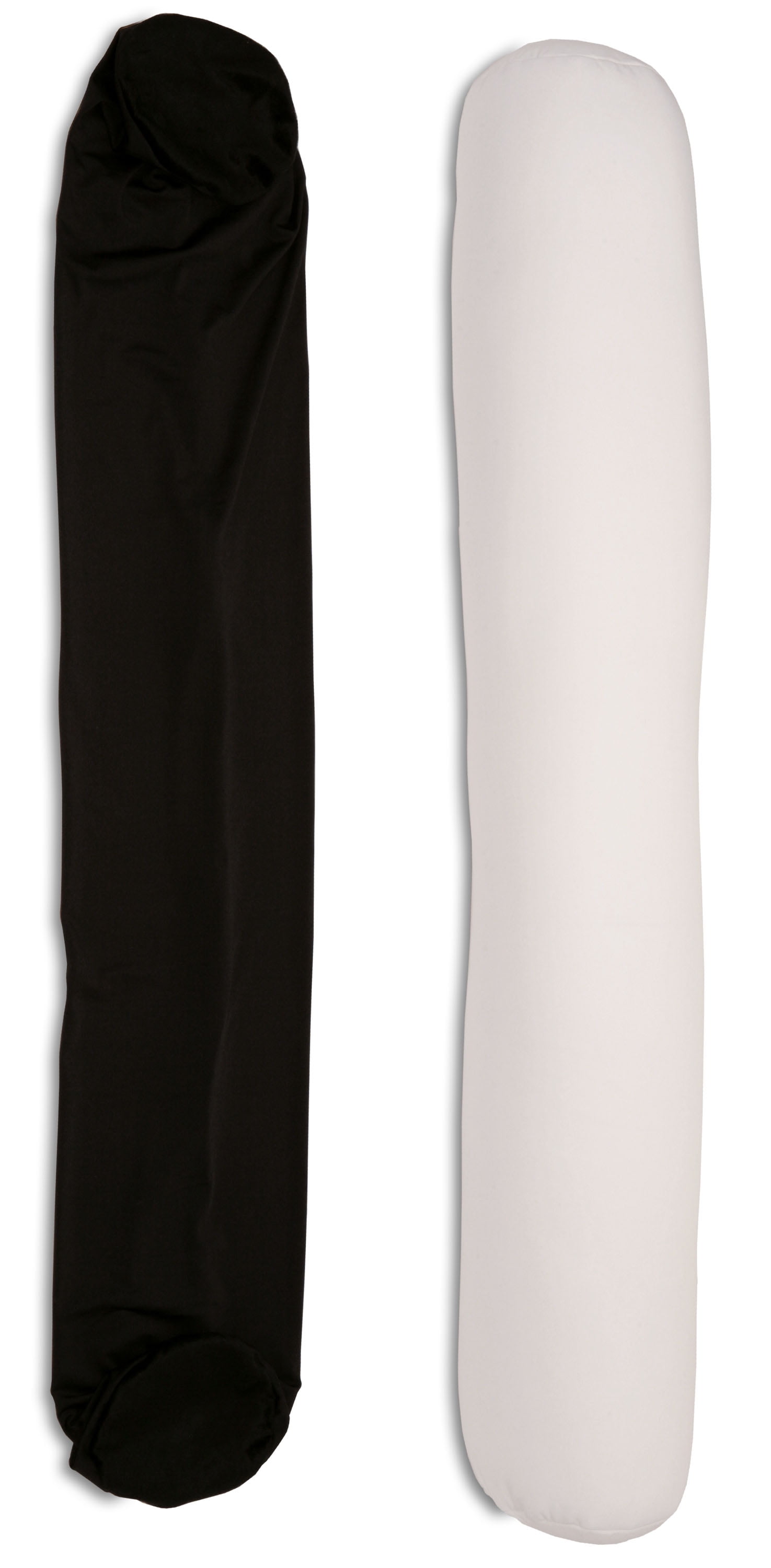 Cover For Microbead Body Pillow - Spandex (15%) / Nylon (85%) Blend - Hypoallergenic - Pillow Cover, Black