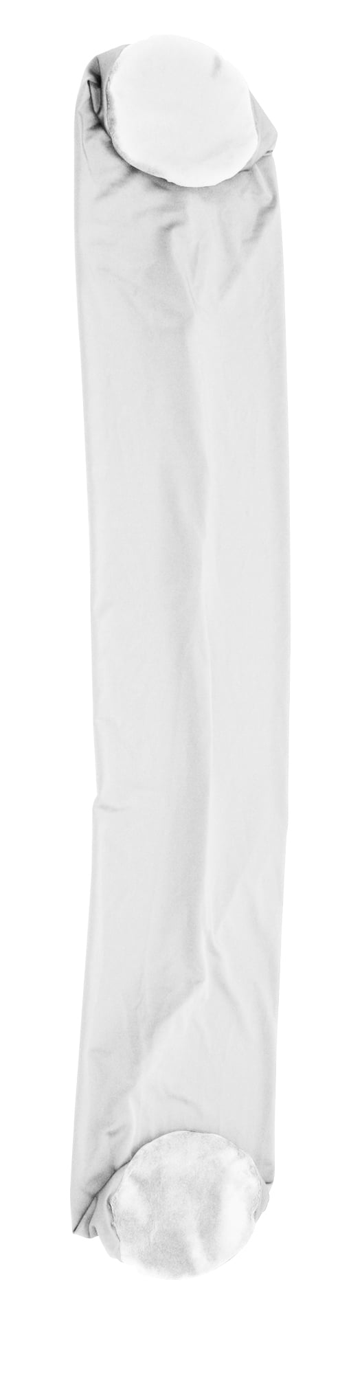 Cover For Microbead Body Pillow - Spandex (15%) / Nylon (85%) Blend - Hypoallergenic - Pillow Cover, White