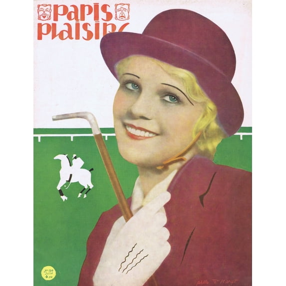 Cover For Paris Plaisirs Number 120 July 1932 Poster Print By Mary Evans Jazz Age Club Collection