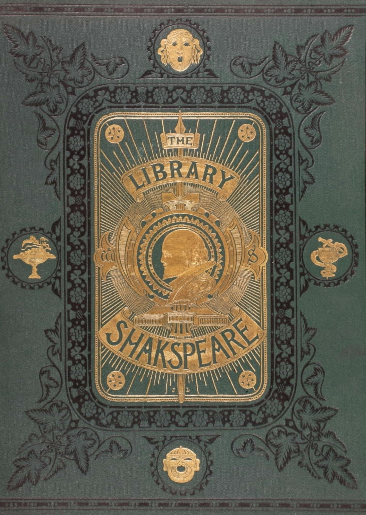 Cover From The Illustrated Library Shakspeare Published London 1890 Canvas Art - Ken Welsh Design Pics (24 x 34)