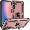 thumbnail image 1 of Cover for Galaxy A25 5G Phone Case A25 5G Case for Woman, Military Grade Protective with Kickstand Ring, Dual Layer Shockproof for Samsung A25 5G Case Rose Gold, 1 of 12