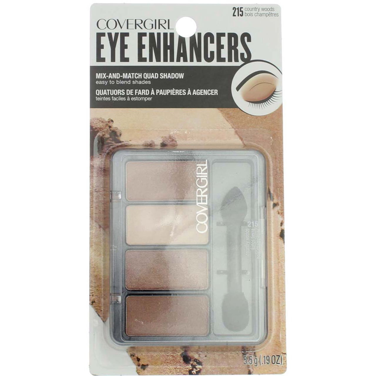 Cover Girl Eye Enhancers 4 Kit Eye Shadow, Country Woods [215], 0.19 oz ...