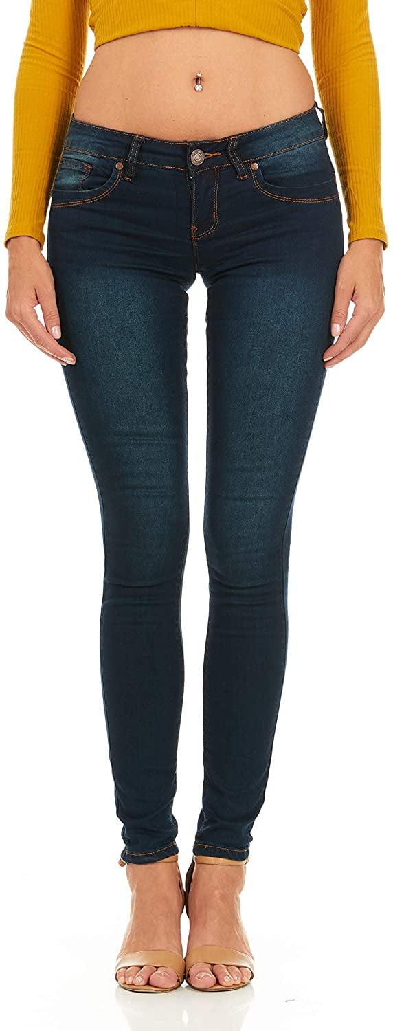 Cute Teen Girl Women's Plus-Size Butt Lift Skinny Jeans Antique