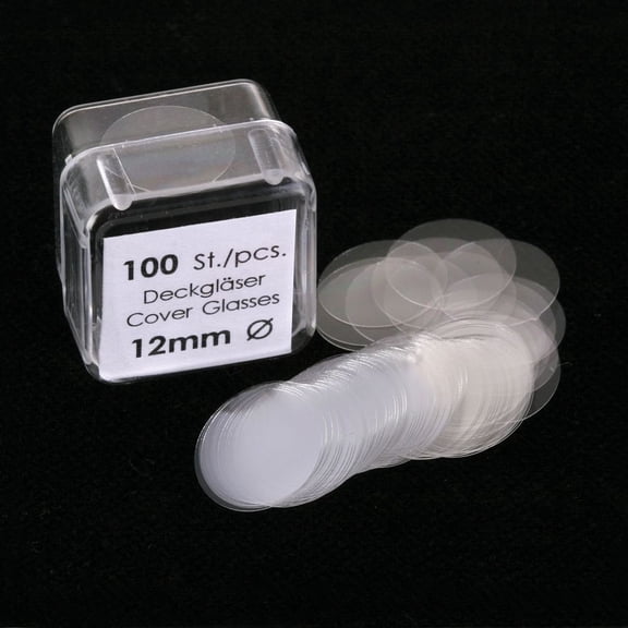 Cover Glasses, Circles, 12 Mm, Thickness 0.13-0.17 Mm