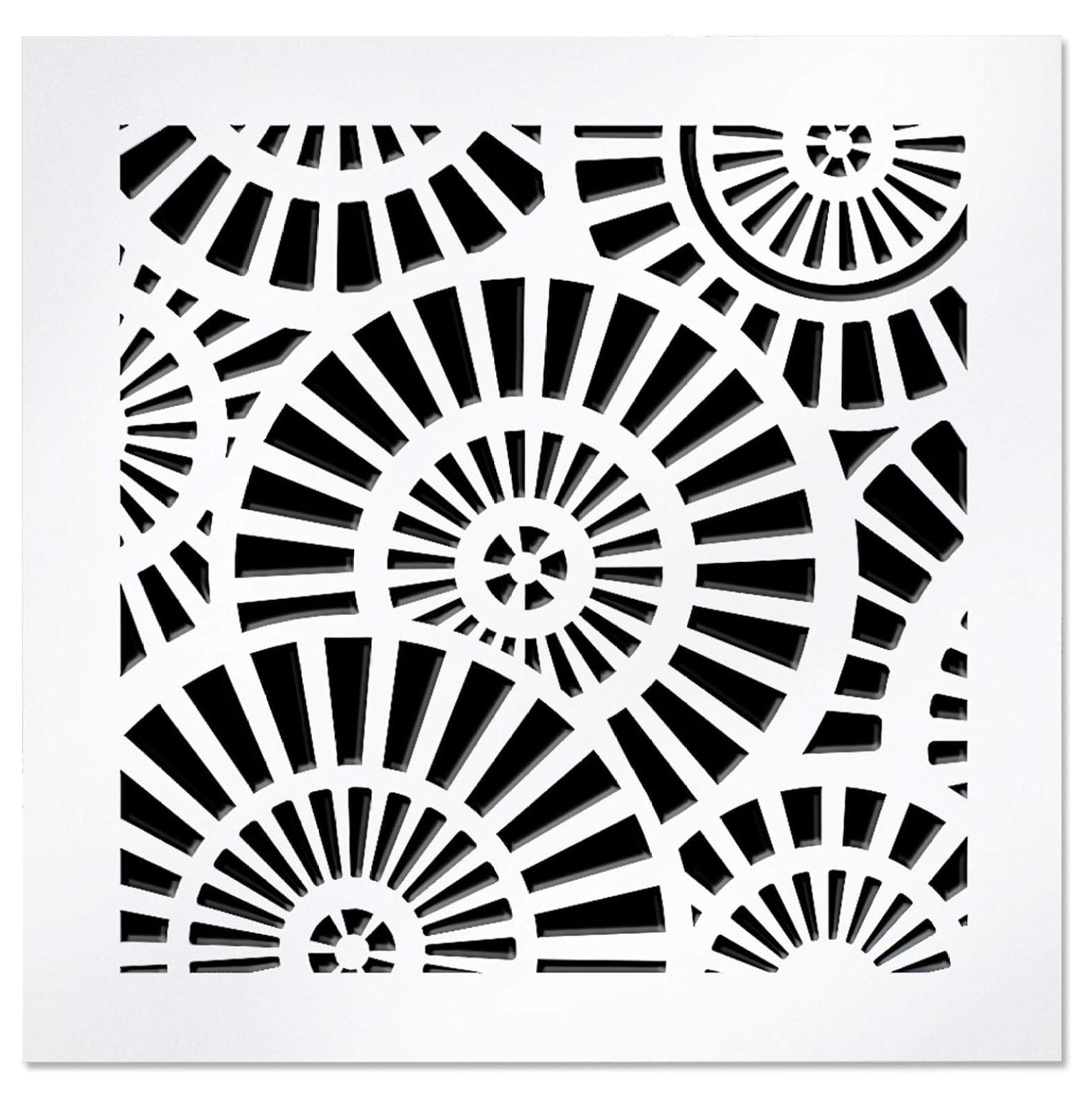 Cover Grille Plexiglass 18" x 18" Duct Opening (21" x 21" Overall