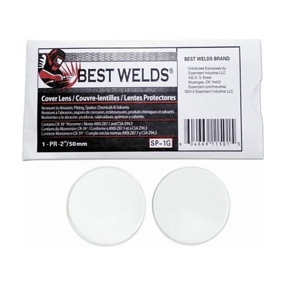 Cover Lens, 50 mm, 50% CR-39 Plastic