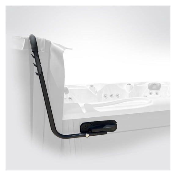 Cover Lifts Pivot Top Mount Spa & Hot Tub Cover Lift Removal System Double Coated Aluminum Structure Fits Most Spas & Hot Tubs (Black)