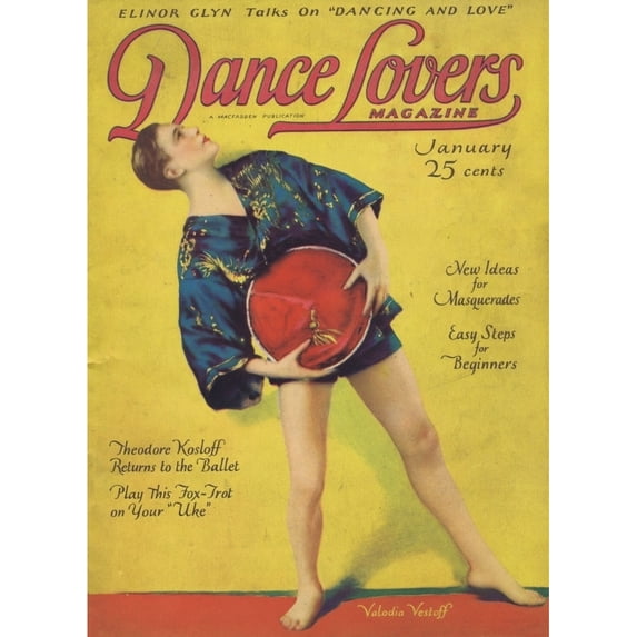 Cover Of Dance Magazine, January 1925 Poster Print By Mary Evans Jazz Age Club Collection (18 X 24)