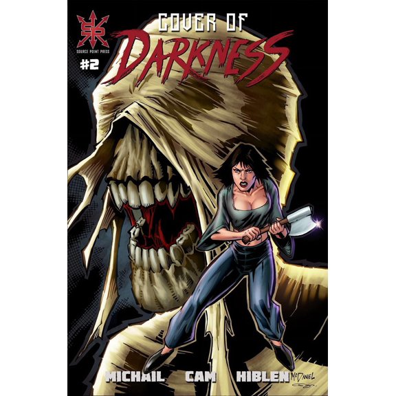 Cover Of Darkness #2 Cvr B Mcdaniel (mr) Source Point Press Comic Book