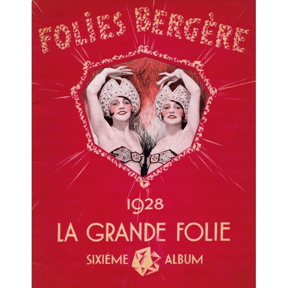 Cover Of Souvenir Brochure For La Grande Folie Poster Print By Mary Evans Jazz Age Club (18 X 24)