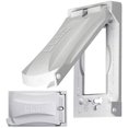 thumbnail image 1 of Hubbell Outdoor Receptacle Protector Vertical - Flat Cover - White, 1 of 2