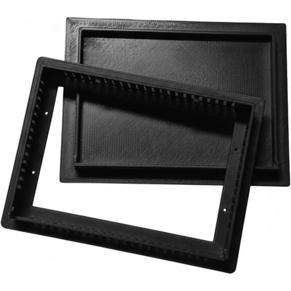 Cover Photo Frame Concealer for Thermostat System, Customizable Wall-Mounted Cover, Hide Unsightly Devices (Black, 5 * 7)