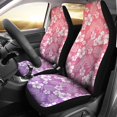 thumbnail image 1 of Cover Protective Seat Front Universal 2 of Patt Pack Flower Hibiscus White With Covers Seat Car Ombre Coral and Purple, 1 of 4