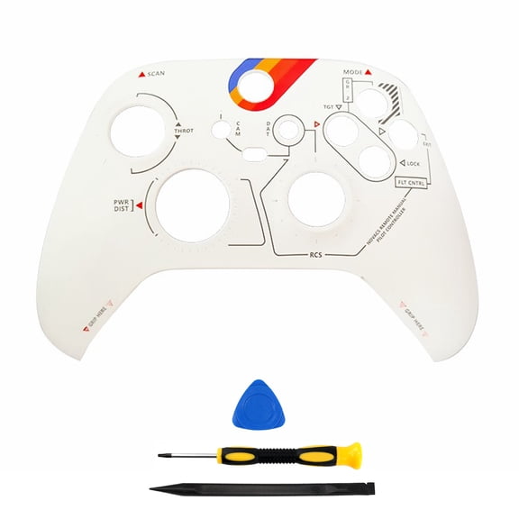 Cover Replacement for Xbox Series X/S Controller Shell Case Housing Front Faceplate for Xbox Gamepad Accessories-White