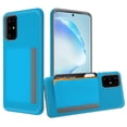 thumbnail image 1 of Cover for Samsung Galaxy S20 Plus (6.7") Credit Card Wallet Back Storage Invisible Pocket Dual Layer Hard PC TPU Hybrid Protective Phone Case Fit Galaxy S20 Plus / Galaxy S20+ [ Blue ], 1 of 6