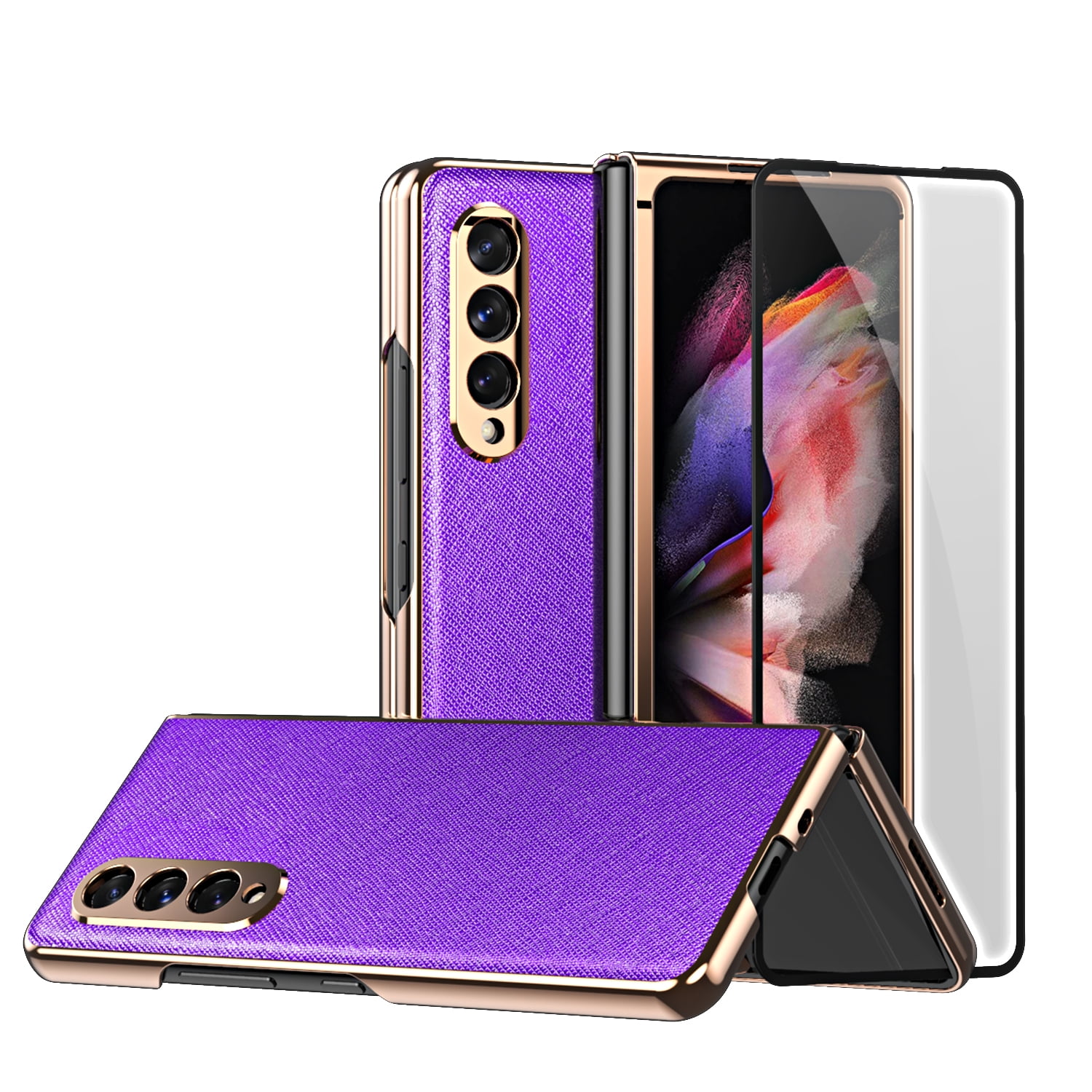 Cover for Samsung Galaxy Z Fold 3 Case 2021[5G], Galaxy Z Fold 3 Cover ...