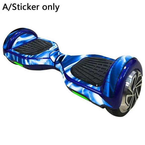 Cover Self-Balancing Scooter Hover Board Sticker Decals Purple Lightning Vinyl Y6Z9