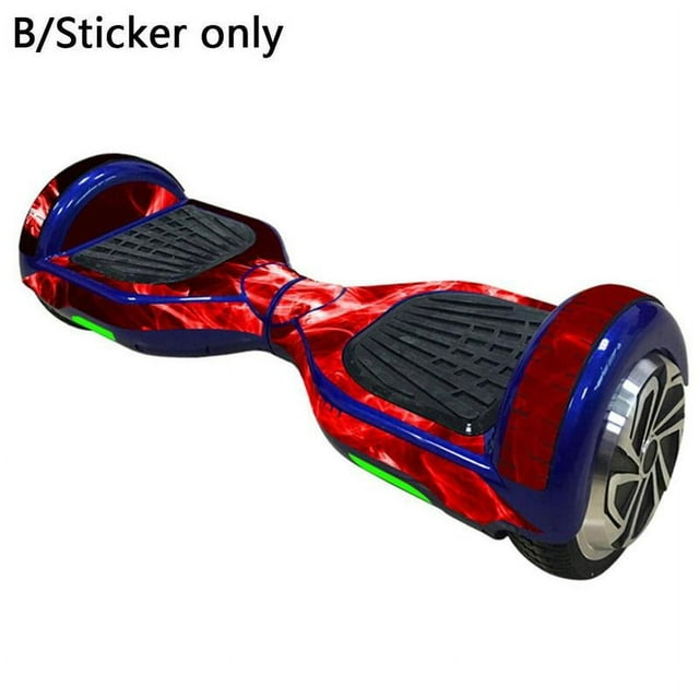 Cover Self-Balancing Scooter Hover Board Sticker Decals Vinyl Purple M1V0