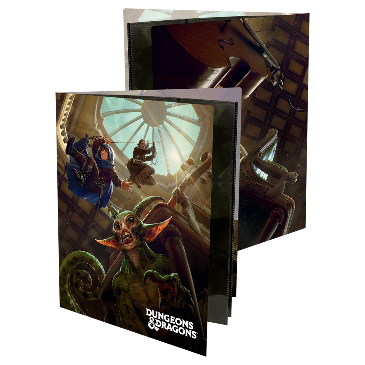 Ultra Pro Dungeons & Dragons Warlock Class Folio – Character Organizer With 10 Pocket Pages, 2 Spell Card Pages & Stickers