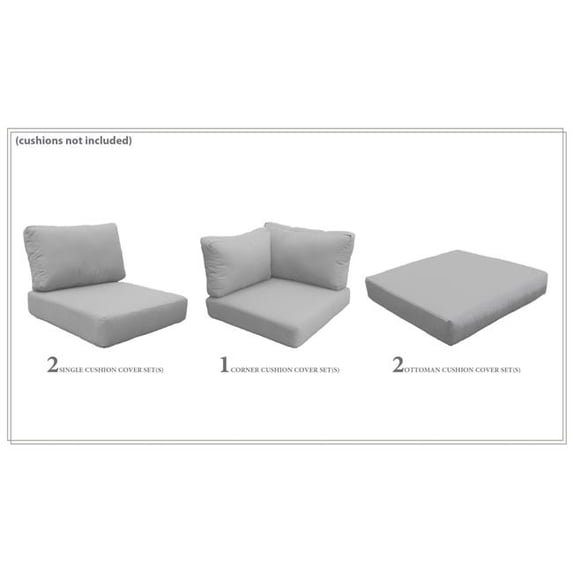 TK Classics CK-BARBADOS-07a-GREY Cover Set for Barbados-07a, Grey